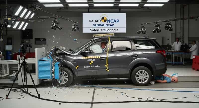 Mahindra XUV700 Gets 5-Star Safety Rating from Global NCAP