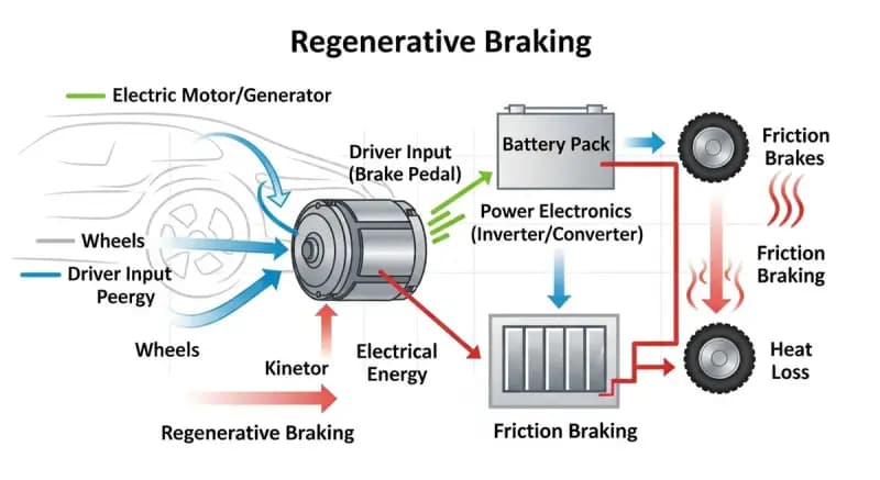Regenerative Braking: Efficiency Gains and Limitations