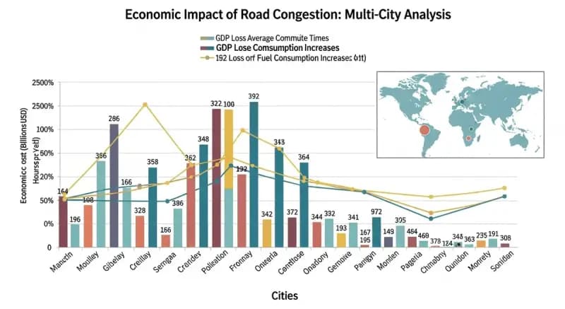 Economic Impact of Road Congestion: A Multi-City Analysis