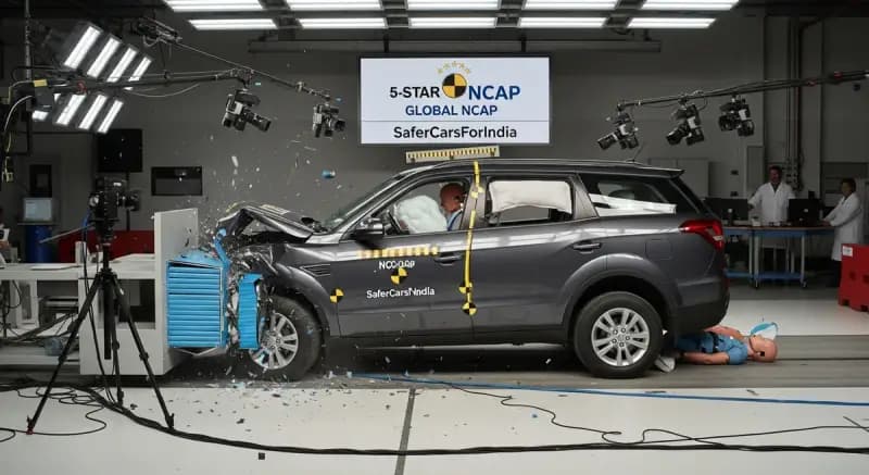 Mahindra XUV700 Gets 5-Star Safety Rating from Global NCAP
