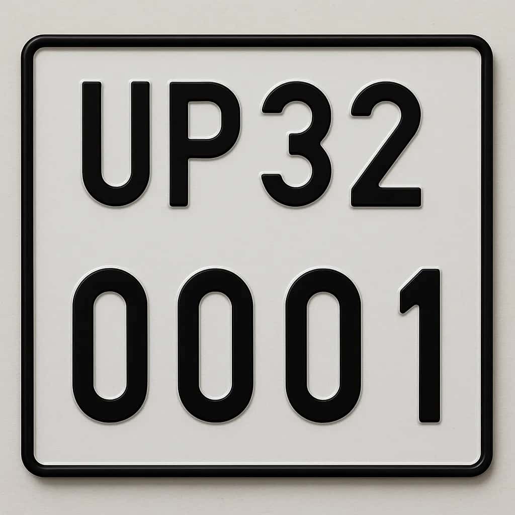 The Fascination with the 0001 Number Plate in UP: Status Symbol or Investment?