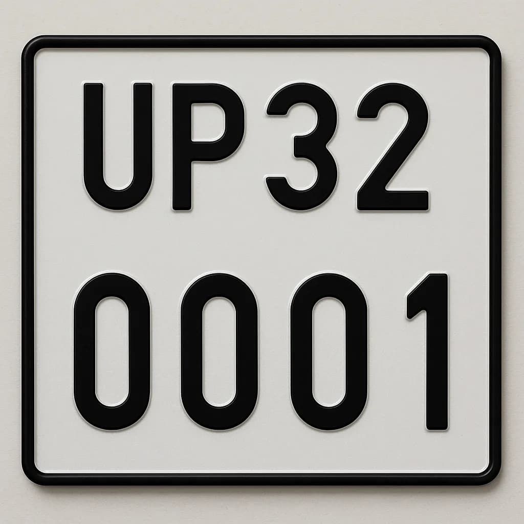 The Fascination with the 0001 Number Plate in UP: Status Symbol or Investment?