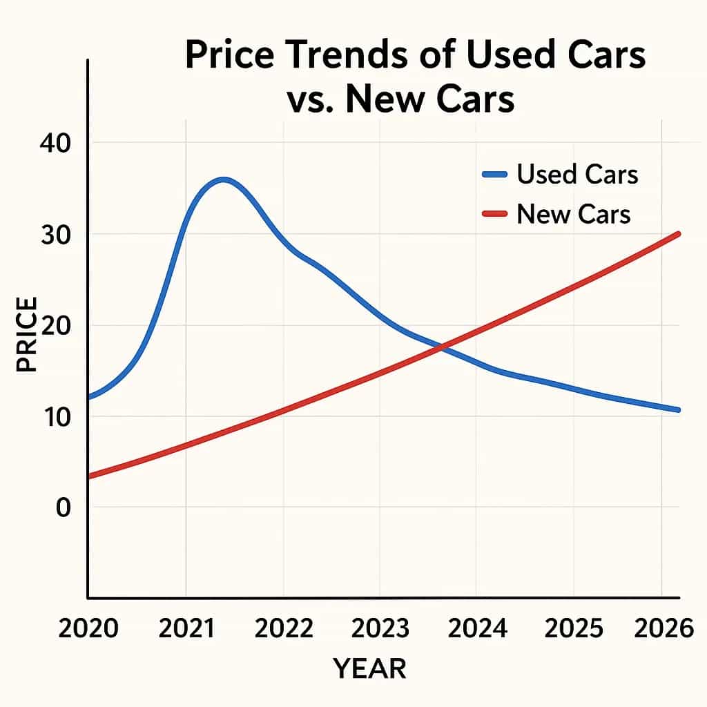 Why Used Car Prices Are Rising Faster Than New Cars in 2026